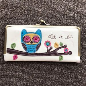 Natural life owl wallet